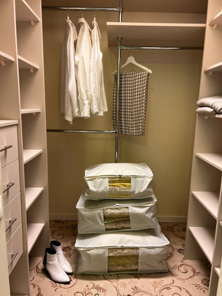 Набор органайзеров - кофр  для хранения вещей 3в1 / Три кофра разных размеров на молнии с ручками